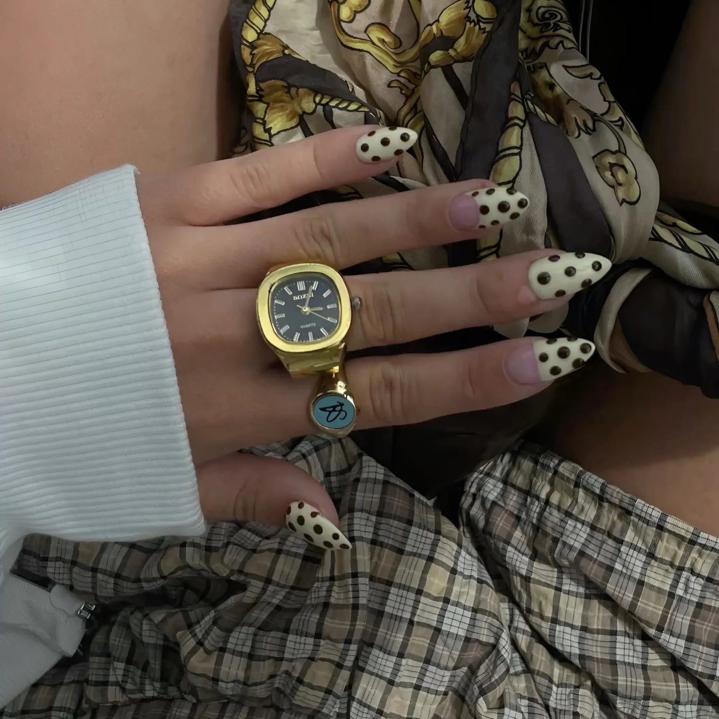Anillo Nautilus | Negro Oro