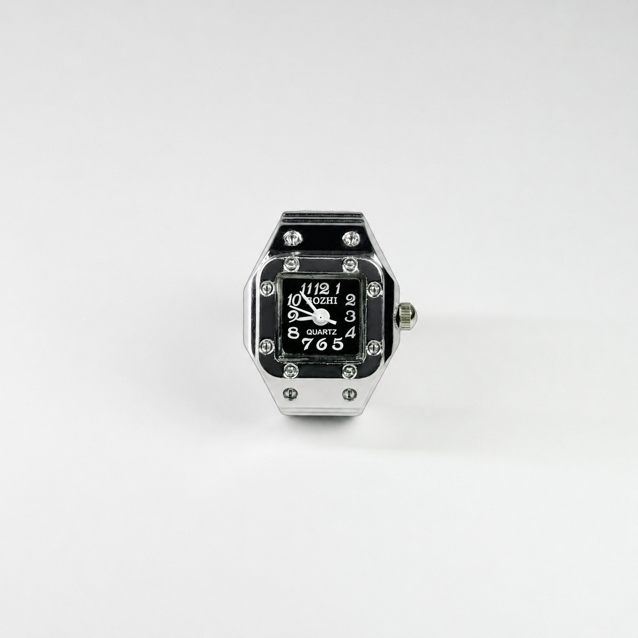Anillo Santos | Negro Plata