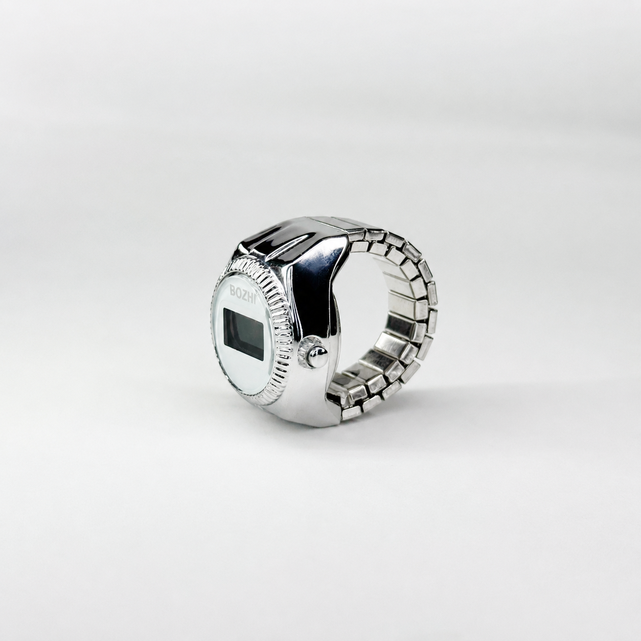 Anillo Digital | Blanco Plata
