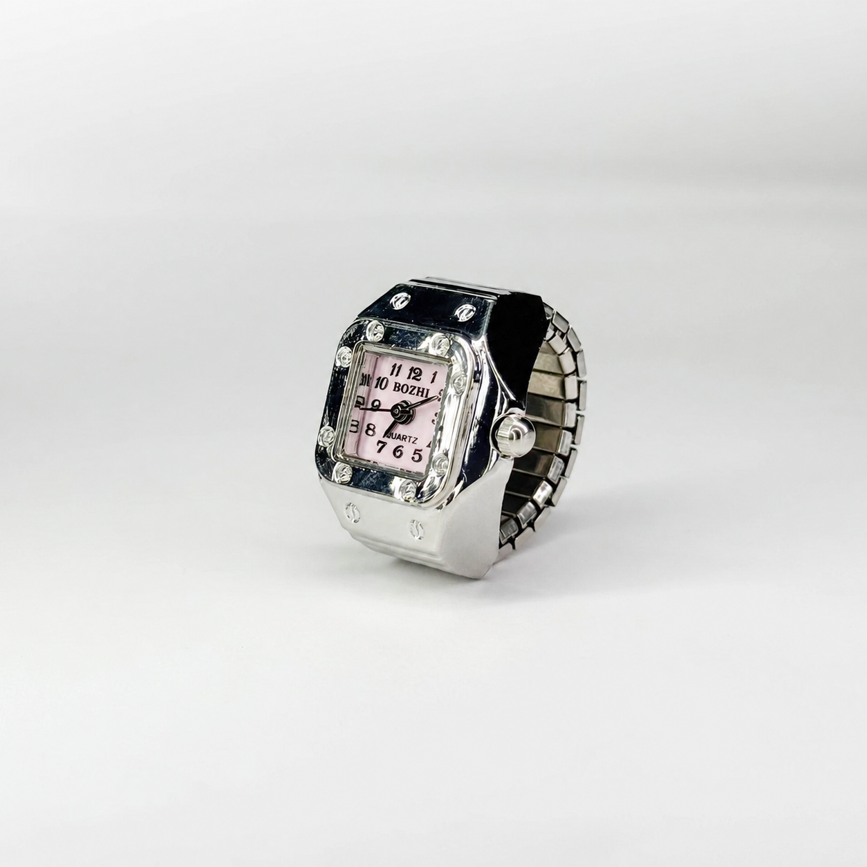 Anillo Santos | Rosa Plata