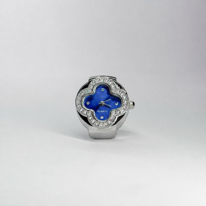Anillo Cleef | Azul Plata