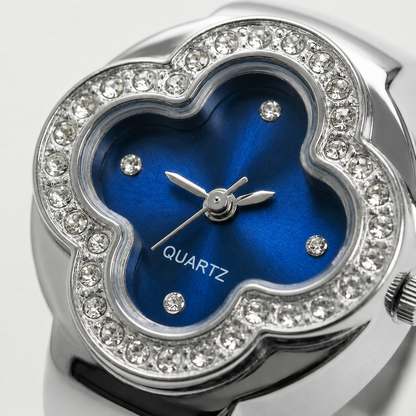 Anillo Cleef | Azul Plata