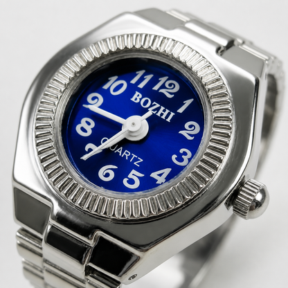 Anillo Milano | Azul Plata