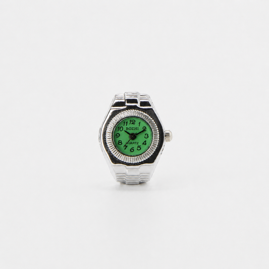 Anillo Milano | Verde Plata