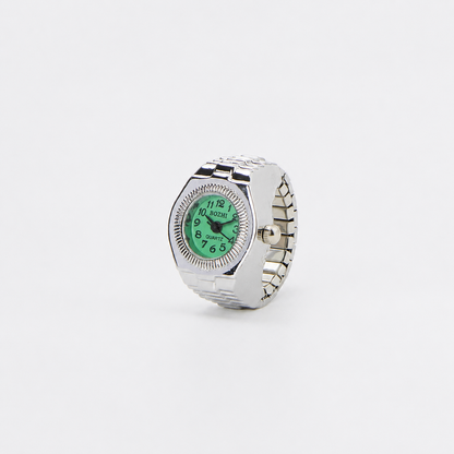 Anillo Milano | Verde Plata