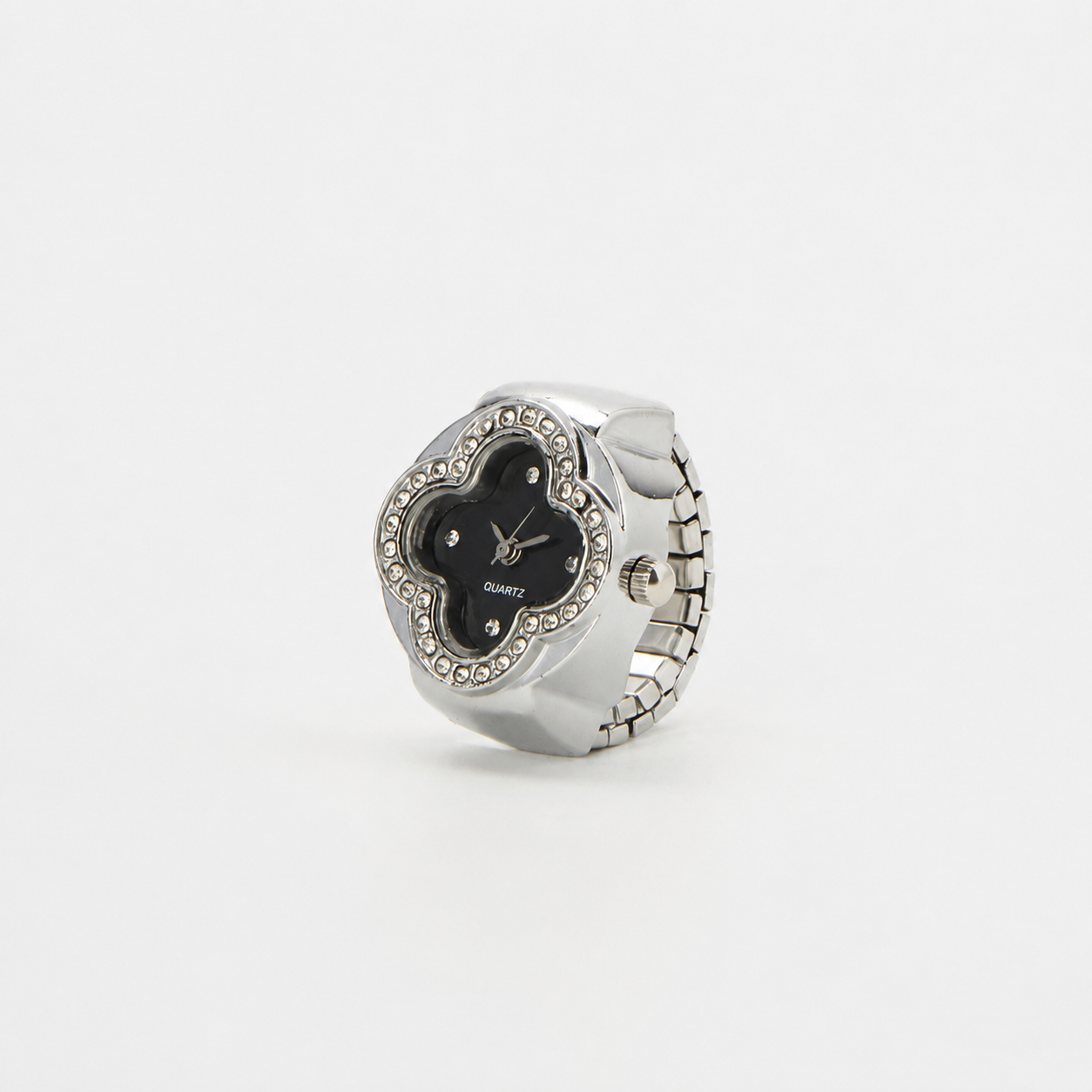 Anillo Cleef | Negro Plata