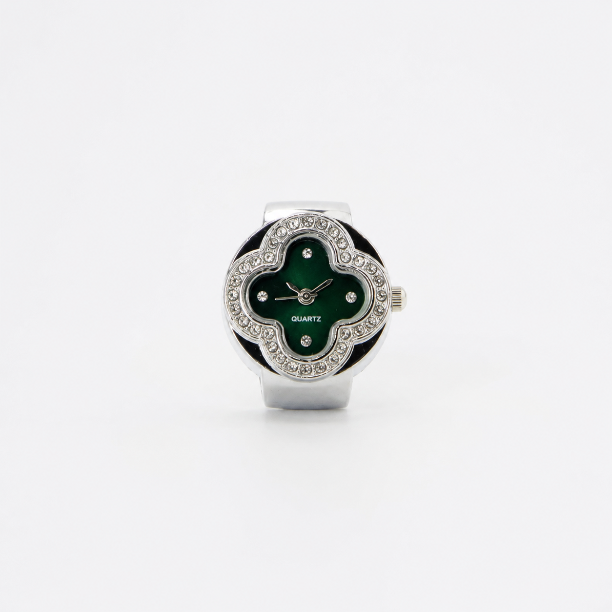 Anillo Cleef | Verde Plata