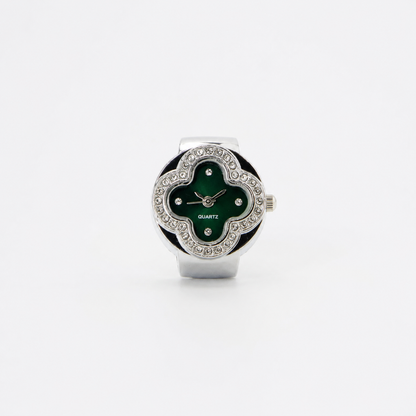Anillo Cleef | Verde Plata