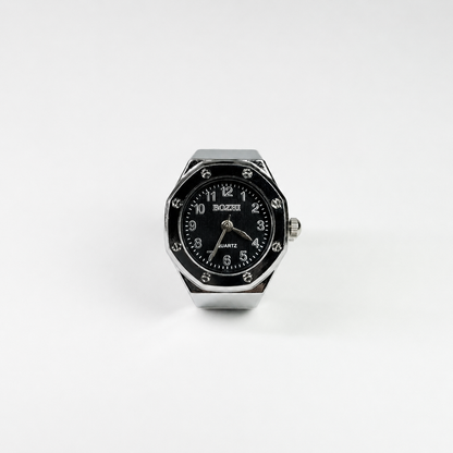 Anillo Oak | Negro Plata