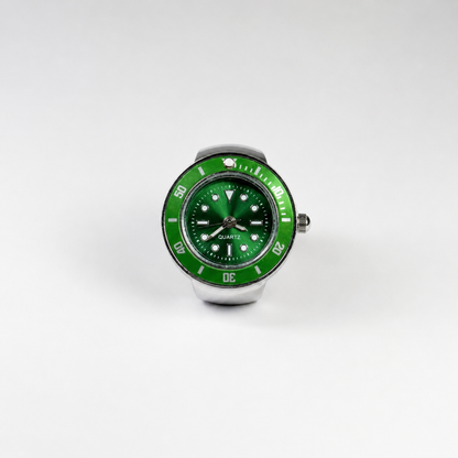 Anillo GMT | Verde Plata