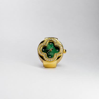 Anillo Cleef | Verde Oro