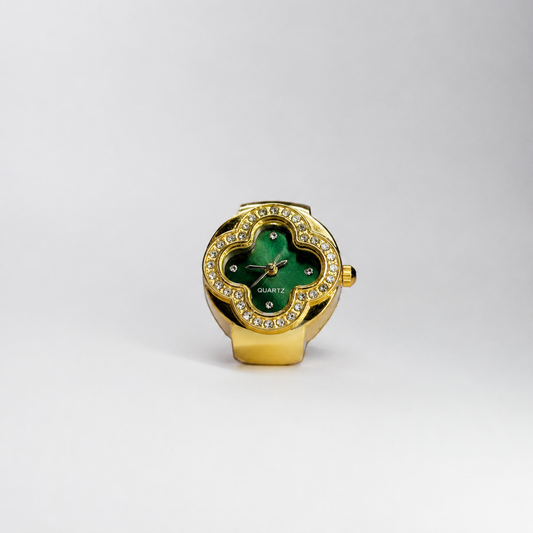 Anillo Cleef | Verde Oro