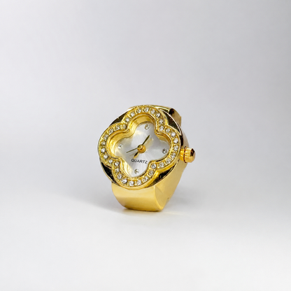 Anillo Cleef | Blanco Oro