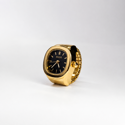 Anillo Nautilus | Negro Oro