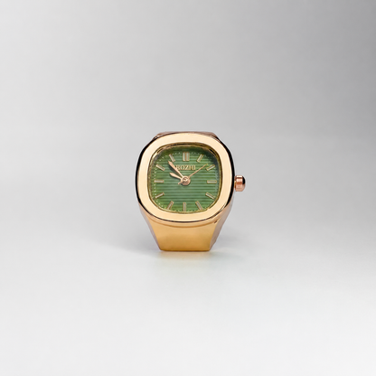 Anillo Nautilus | Verde Rose