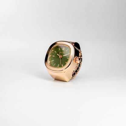 Anillo Nautilus | Verde Rose