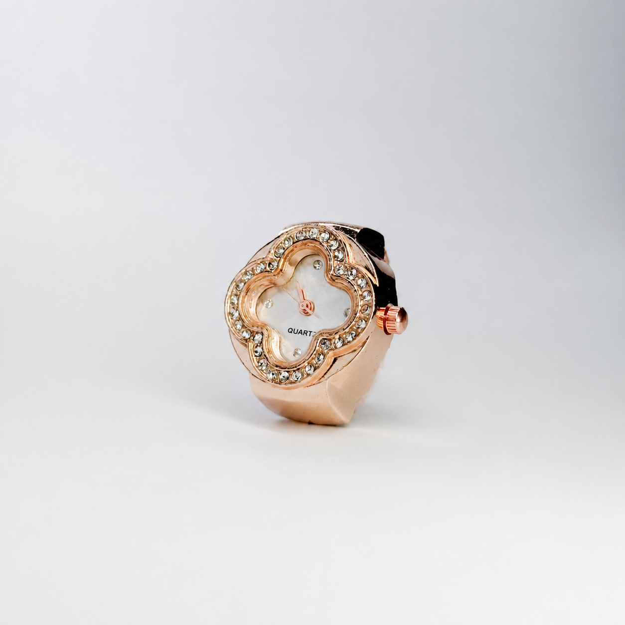 Anillo Cleef | Blanco Rose
