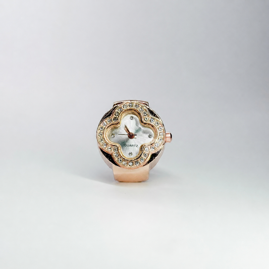 Anillo Cleef | Blanco Rose