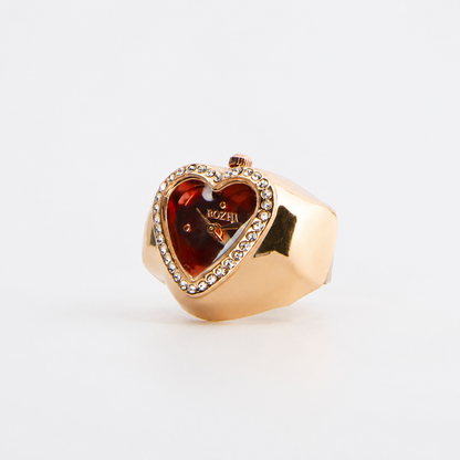Anillo de Corazón | Rojo Rose