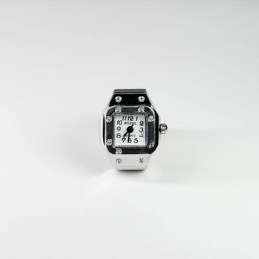 Anillo Santos | Blanco Plata