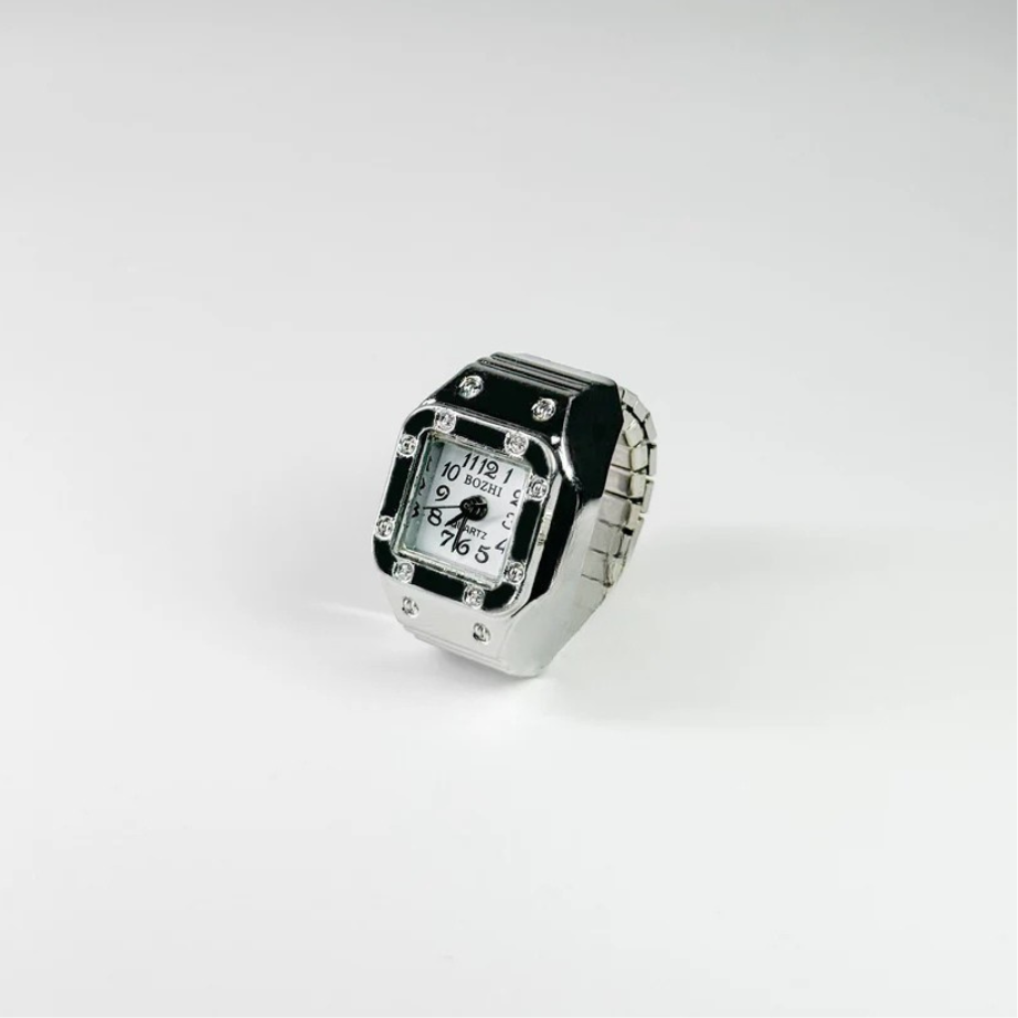 Anillo Santos | Blanco Plata