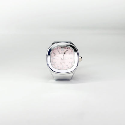 Anillo Nautilus | Rosa Plata