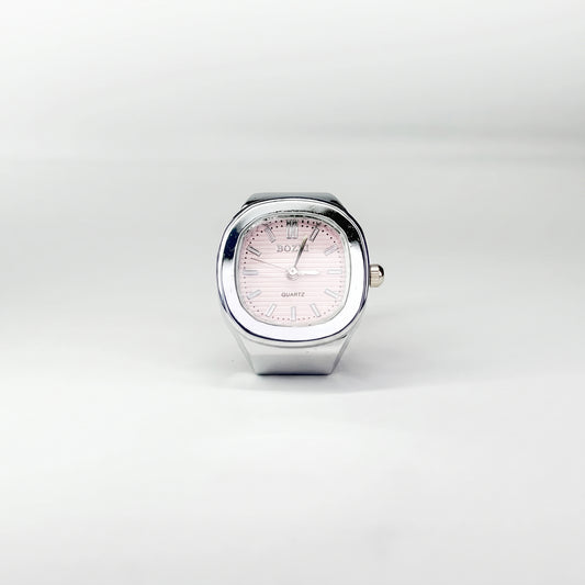 Anillo Nautilus | Rosa Plata