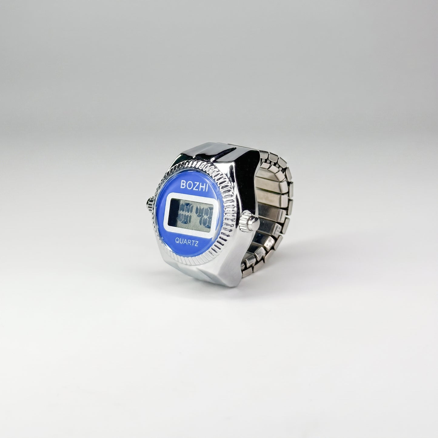 Anillo Digital | Azul Plata
