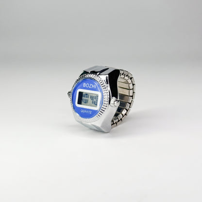 Anillo Digital | Azul Plata
