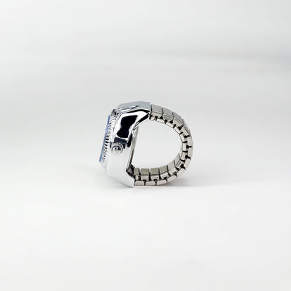 Anillo Digital | Azul Plata