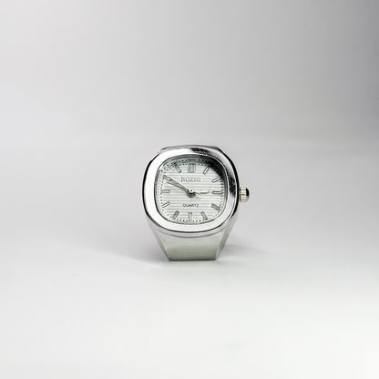 Anillo Nautilus | Blanco Plata