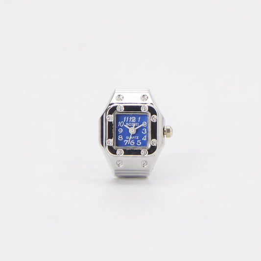 Anillo Santos | Azul Plata