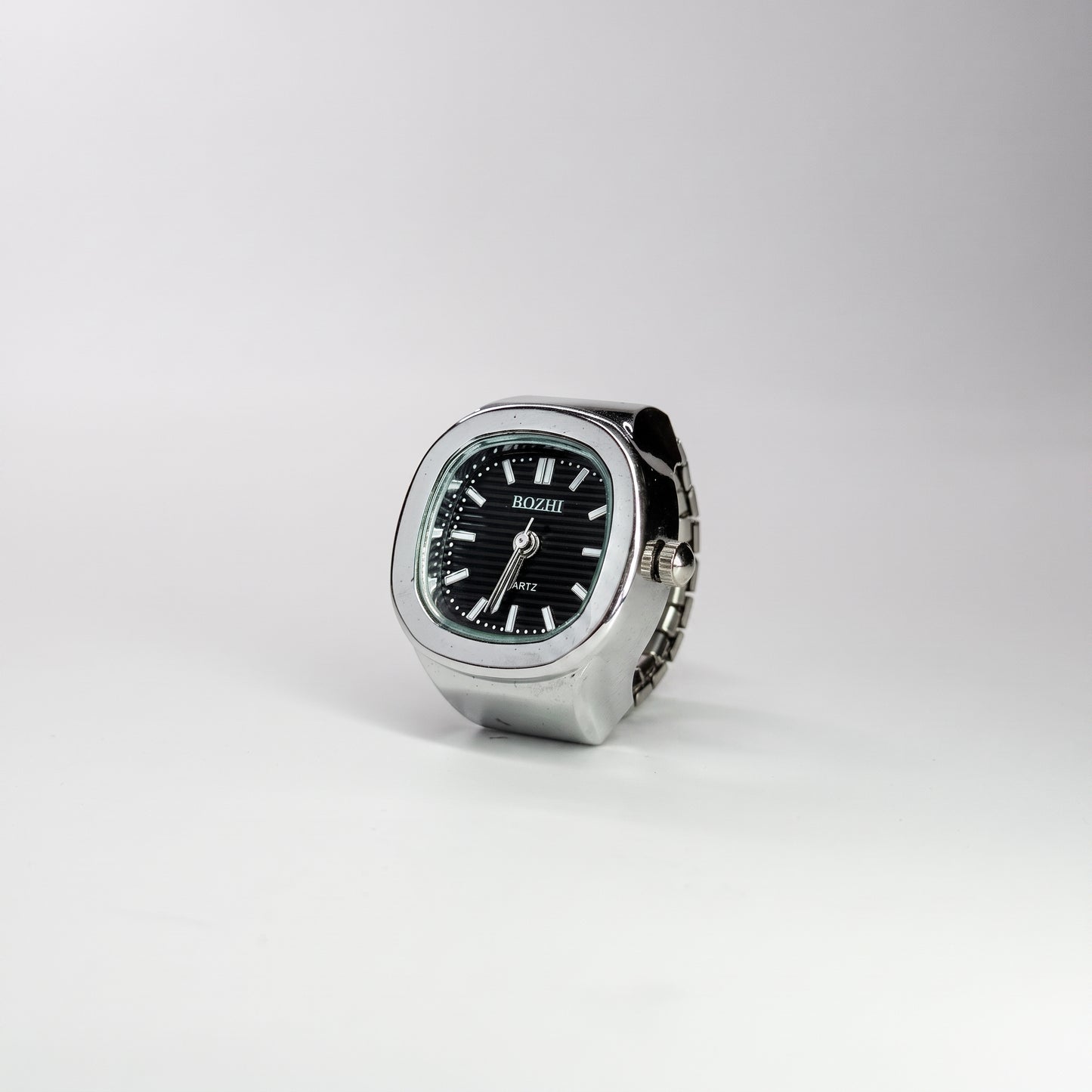 Anillo Nautilus | Negro Plata