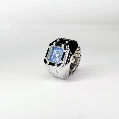 Anillo Santos | Azul Plata