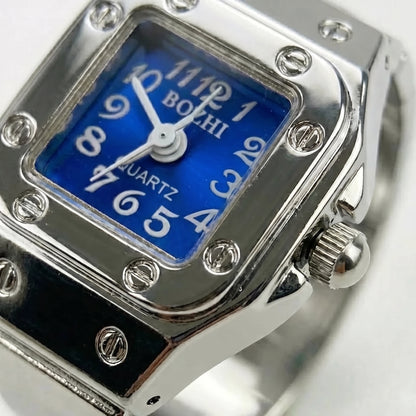 Anillo Santos | Azul Plata
