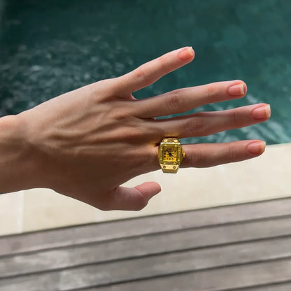 Anillo Santos | Amarillo Oro