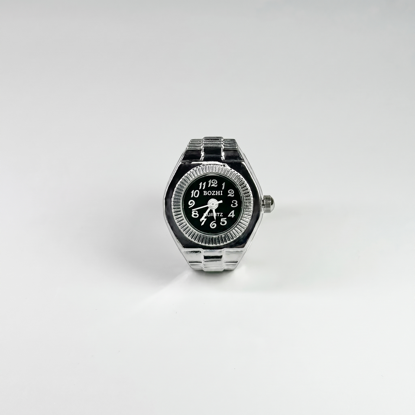 Anillo Milano | Negro Plata