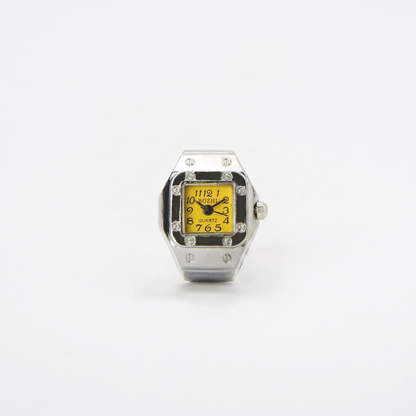 Anillo Santos | Amarillo Plata