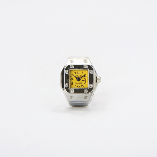 Anillo Santos | Amarillo Plata