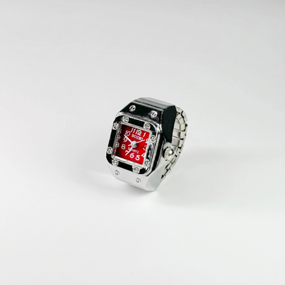 Anillo Santos | Rojo Plata