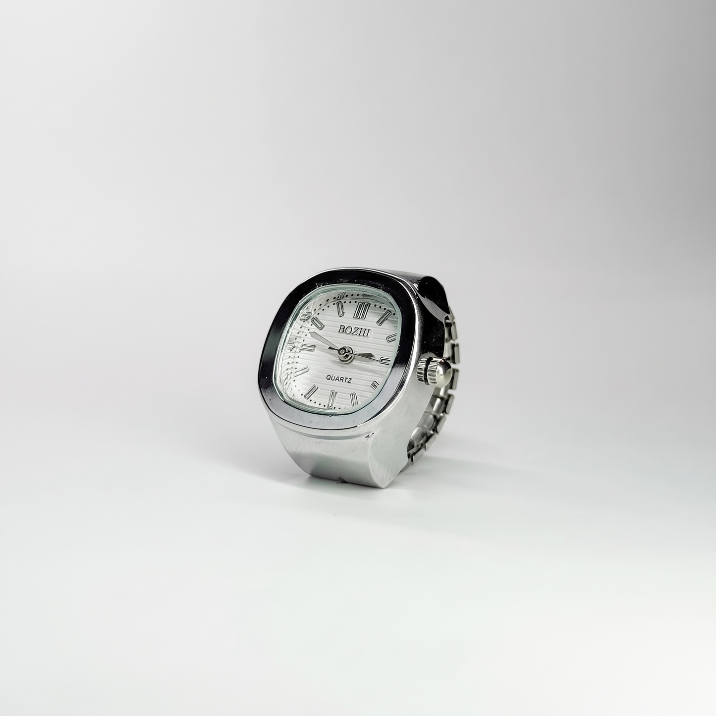 Anillo Nautilus | Blanco Plata