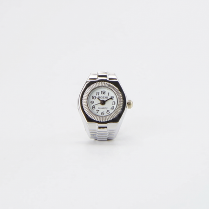 Anillo Milano | Blanco Plata