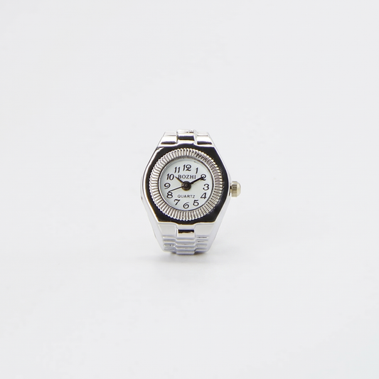 Anillo Milano | Blanco Plata