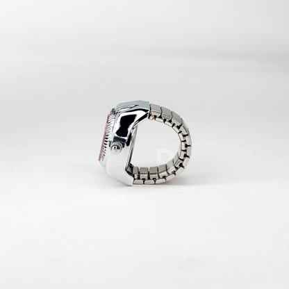 Anillo Digital | Rojo Plata