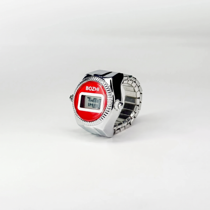 Anillo Digital | Rojo Plata