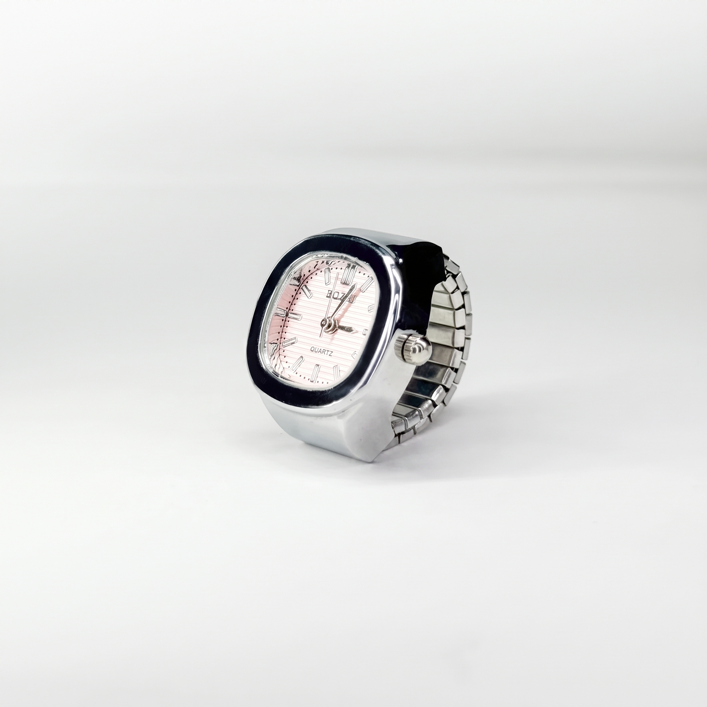 Anillo Nautilus | Rosa Plata