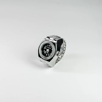 Anillo Milano | Negro Plata