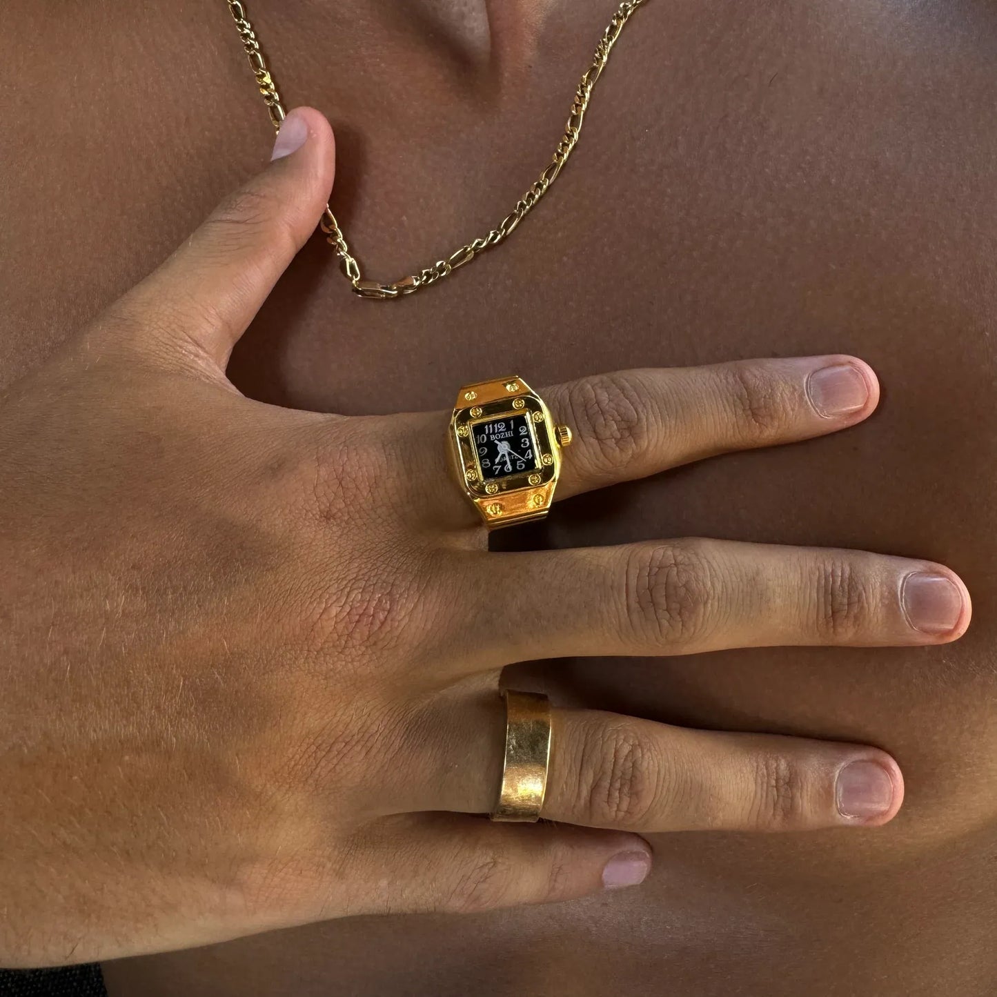 Anillo Santos | Negro Oro