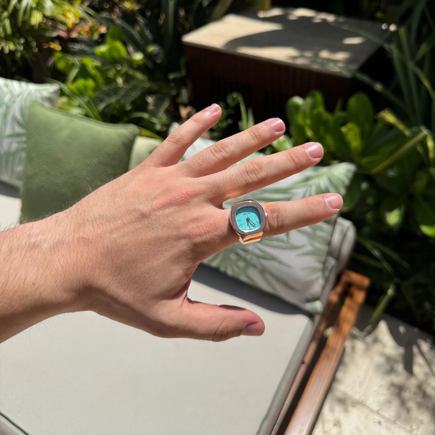 Anillo Nautilus | Azul Rose