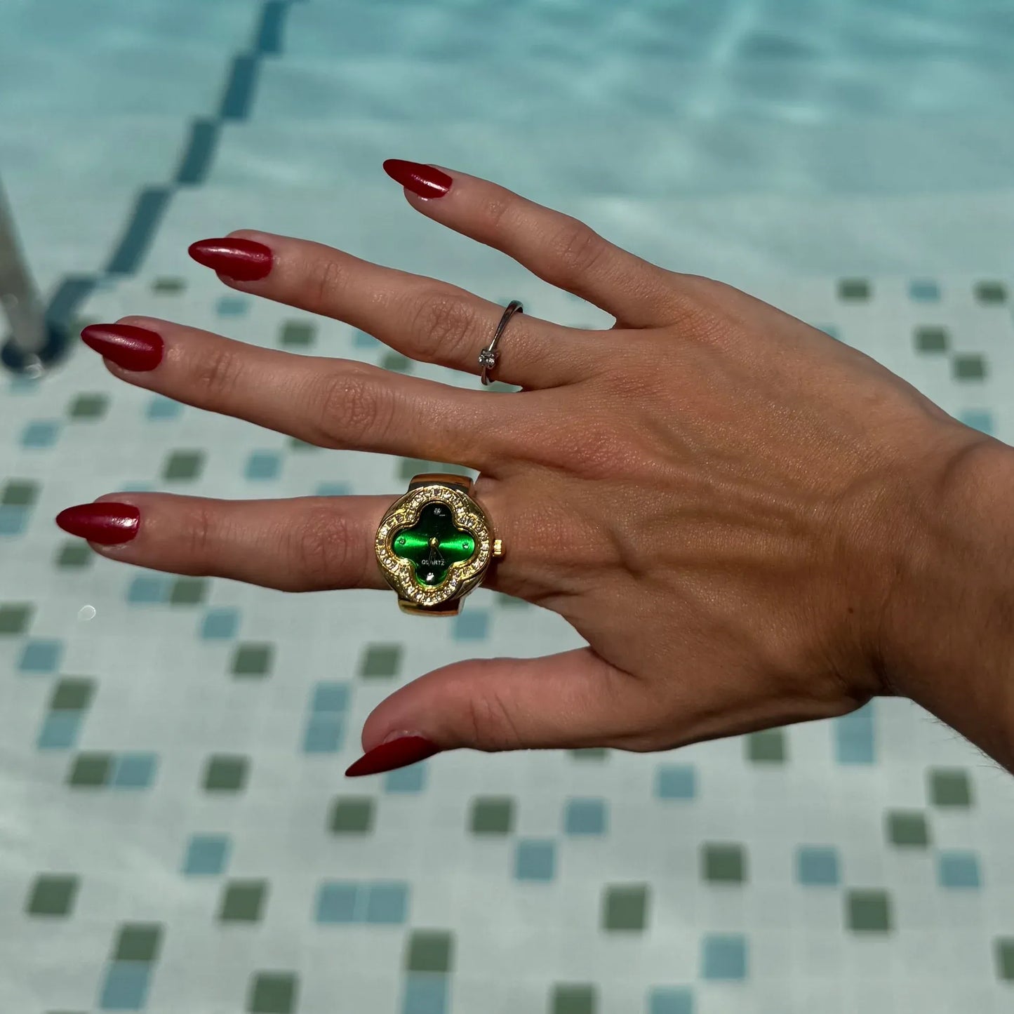 Anillo Cleef | Verde Oro